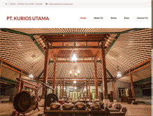 Tablet Screenshot of kurios-utama.com